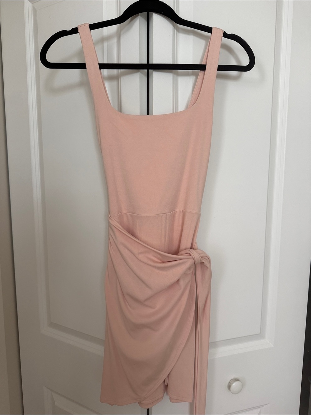 Wilfred Women's Sleeveless Knot-Waist Mini Dress - Blush Pink